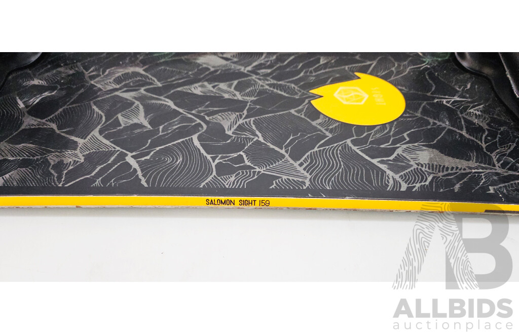 Salomon Black and Gold Swift Snowboard
