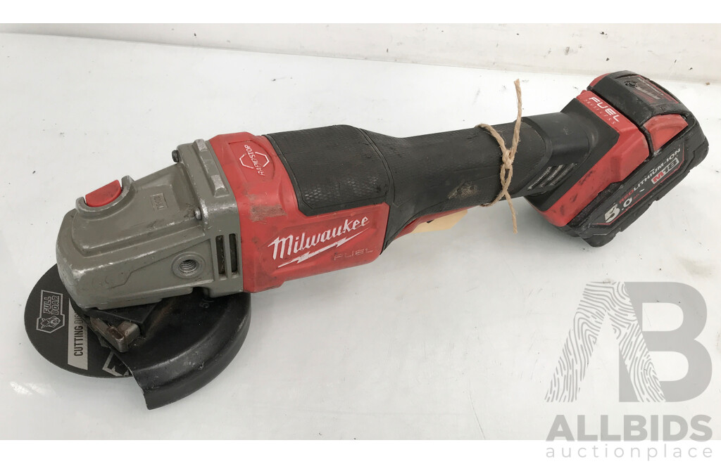 Milwaukee 18V Cordless Angle Grinder