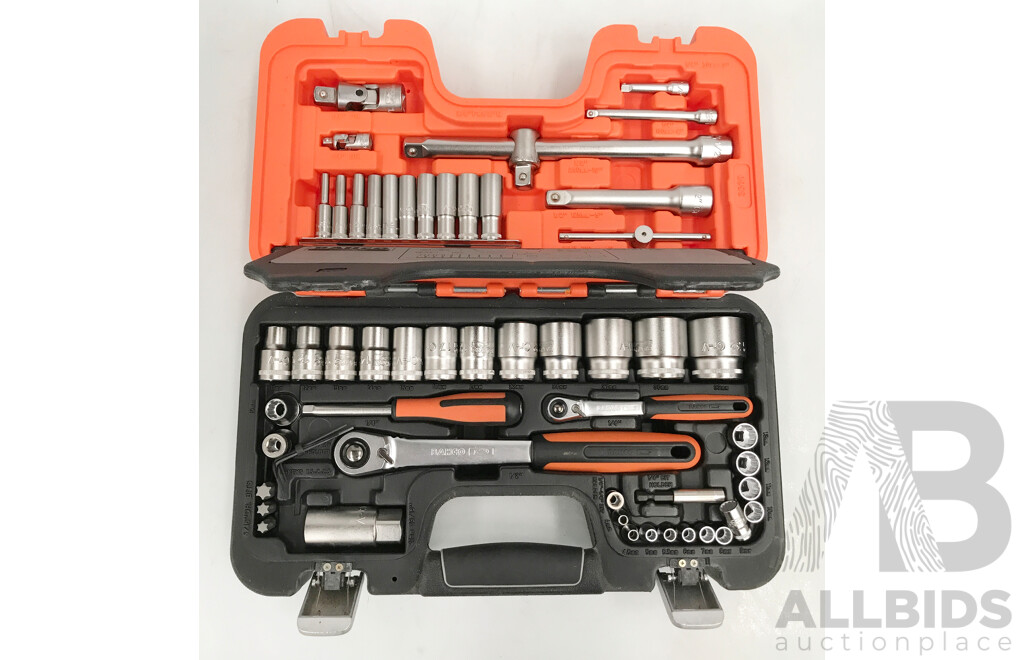 Bahco 56 Piece Drive Metric Socket Set