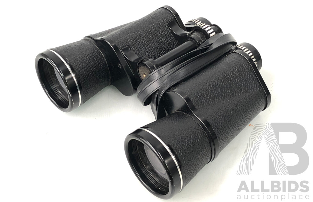 Vintage Hanimex 10 X 50 Binoculars with Hard Case