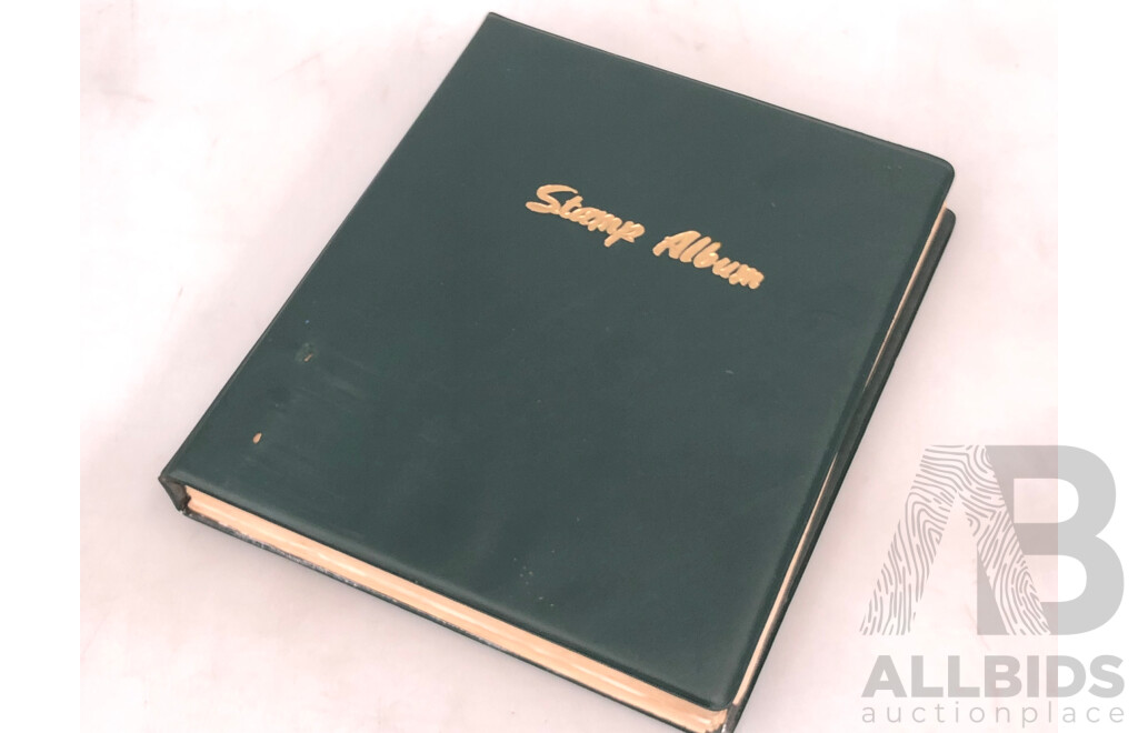 Stamp Album with Stamps of Various Countries