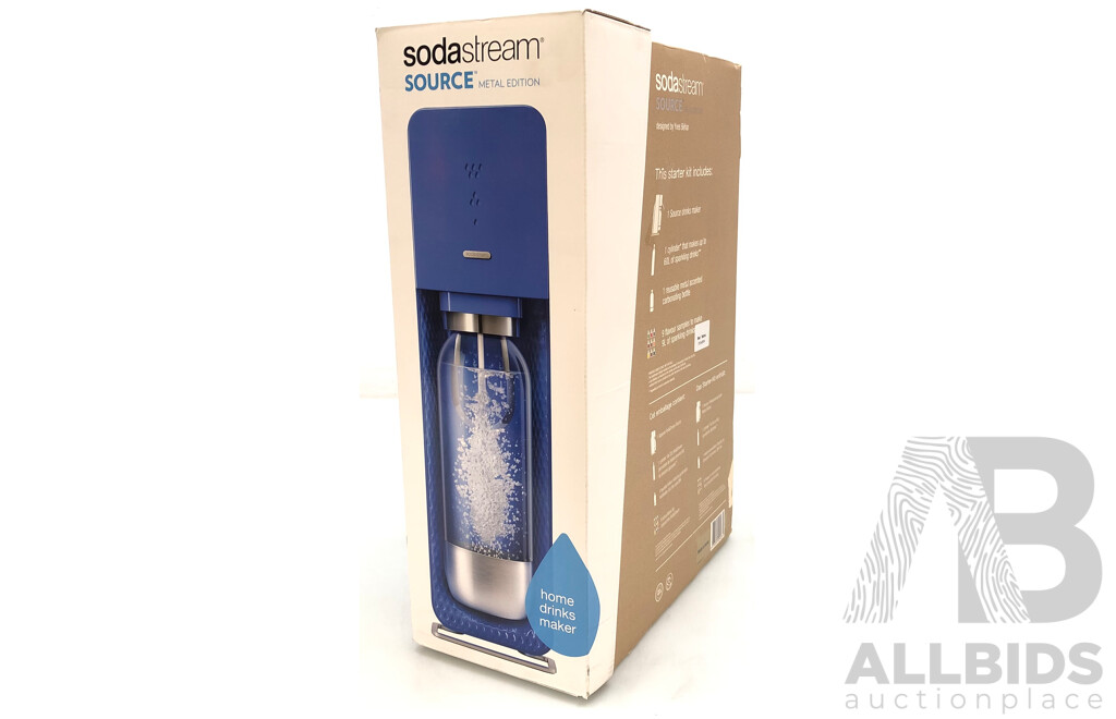 Sodastream Source Metal Edition Soda Making Kit - New