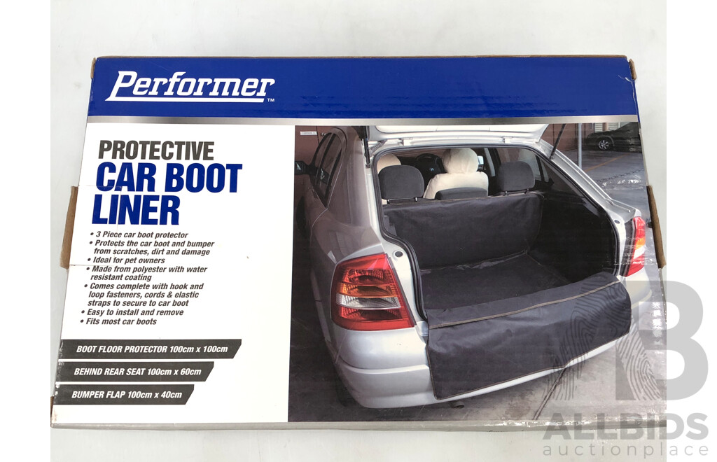 Nano Cam Reverse Mirror Camera, Car Boot Liner,  Ring Chime Doorbell, D-Link Wi-Fi Motion Sensor, Master Lock Bluetooth Outdoor Padlock - Brand New