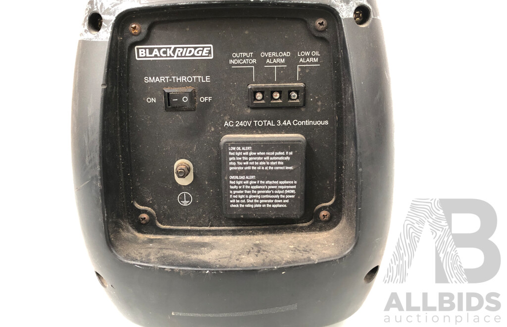 Black Ridge BRG-800 Single Phase 800 Watt Generator