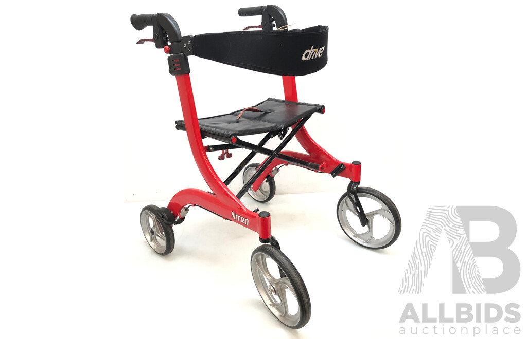 Nitro Drive Rollator Mobility Walking Aid