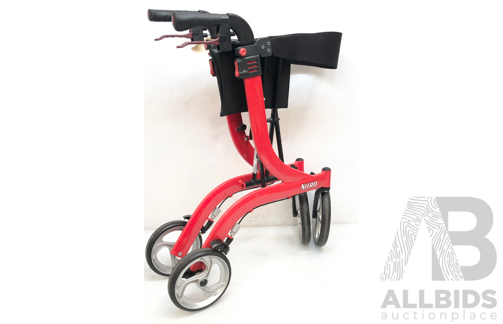 Nitro Drive Rollator Mobility Walking Aid