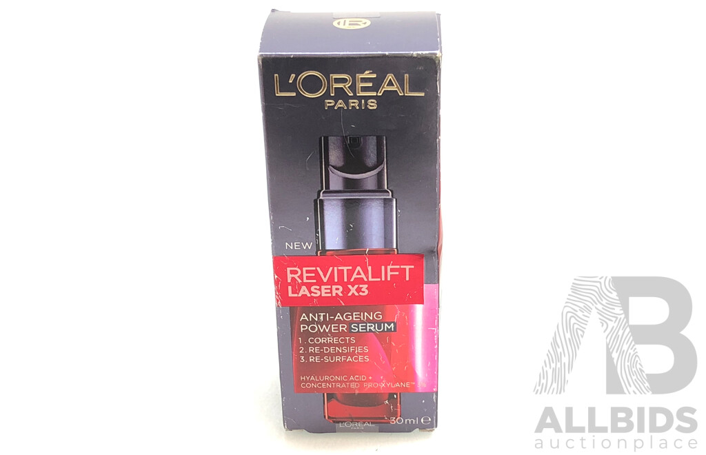 L'Oreal Revitalift Laser X3 Anti Ageing Power Serum - 30ml -  New