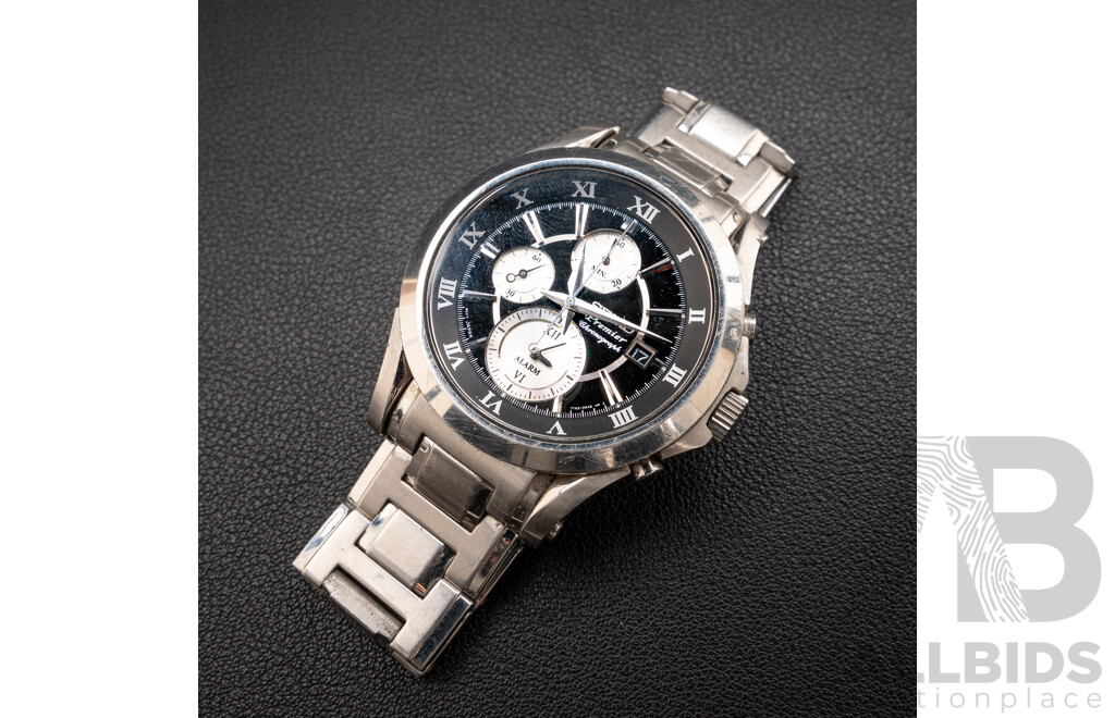 Seiko Premier Chronograph Mens Watch, 7T62-0JW0, 43mm