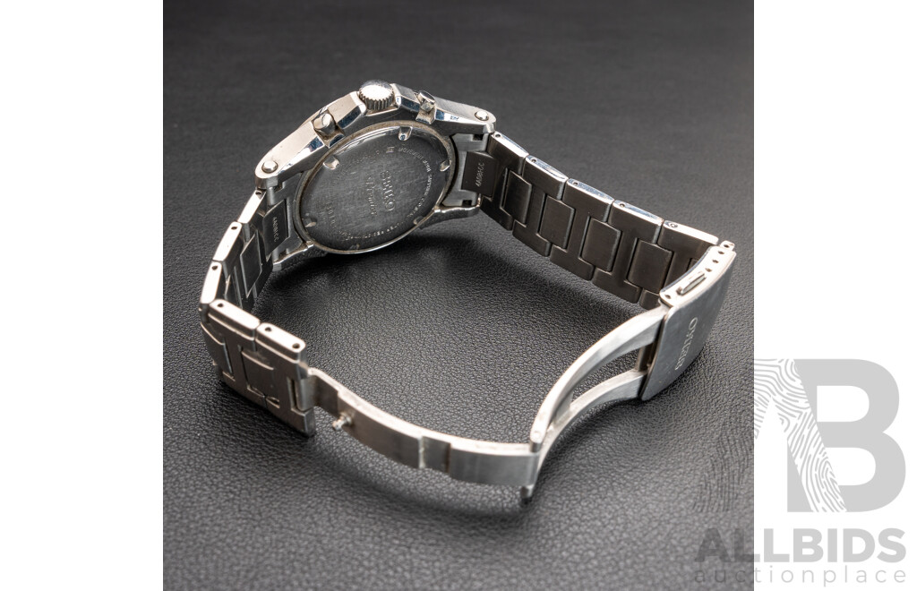 Seiko Premier Chronograph Mens Watch, 7T62-0JW0, 43mm