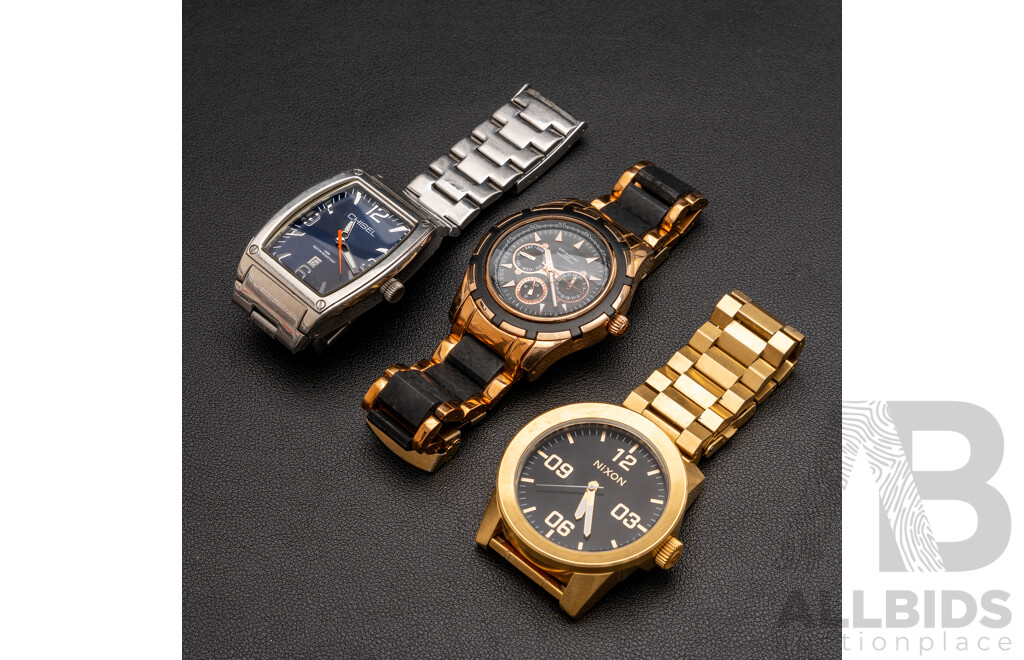 Nixon, Pierre Cardin & Chisel Mens Dress Watches