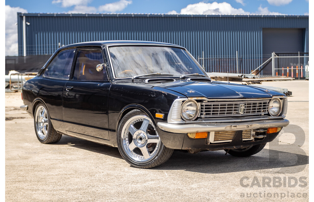 1/1973 Toyota Corolla KE20 2d Sedan Black Ported Rotary 2.3L - Modified & Engineered