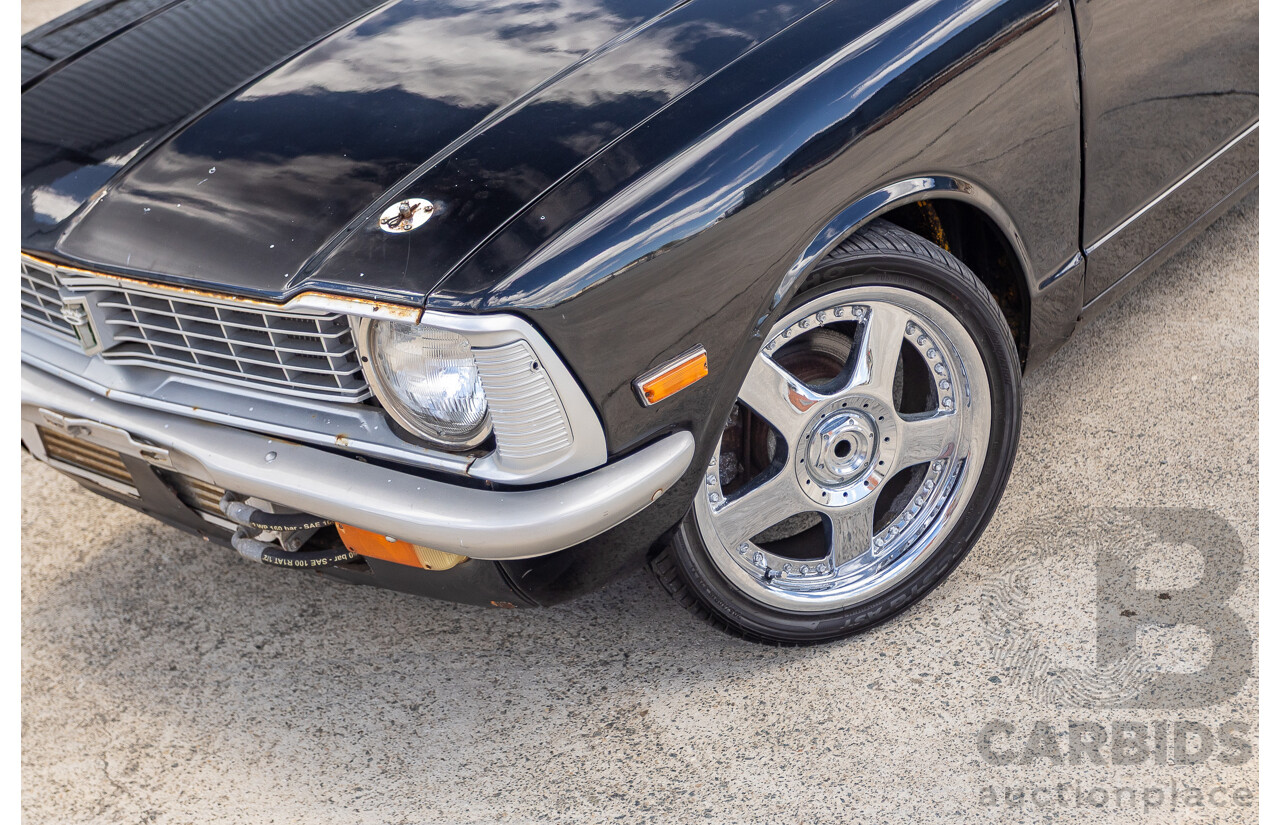 1/1973 Toyota Corolla KE20 2d Sedan Black Ported Rotary 2.3L - Modified & Engineered