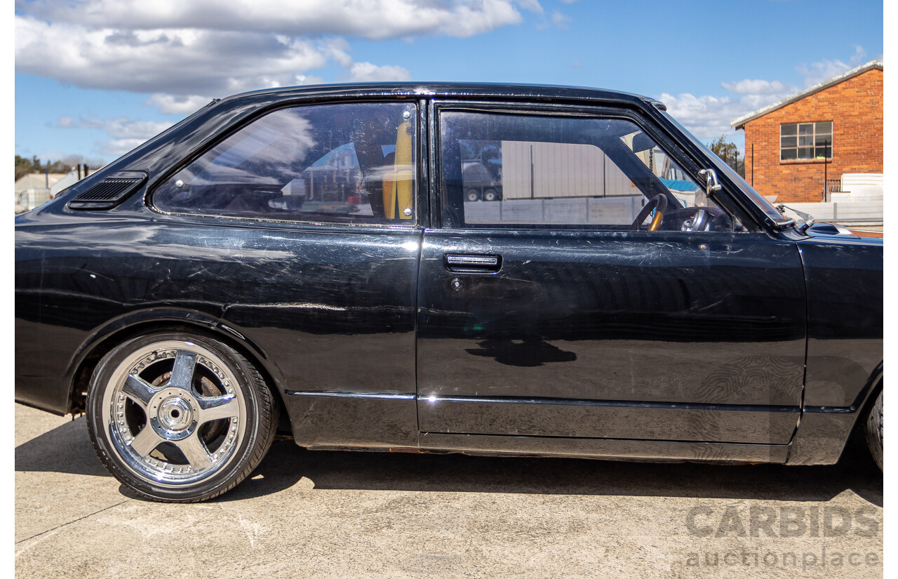 1/1973 Toyota Corolla KE20 2d Sedan Black Ported Rotary 2.3L - Modified & Engineered