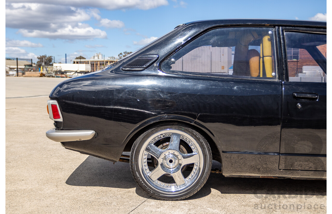 1/1973 Toyota Corolla KE20 2d Sedan Black Ported Rotary 2.3L - Modified & Engineered