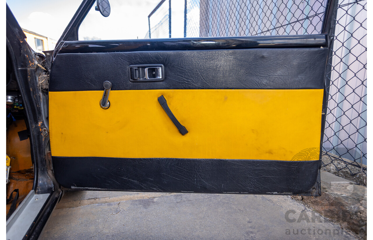 1/1973 Toyota Corolla KE20 2d Sedan Black Ported Rotary 2.3L - Modified & Engineered