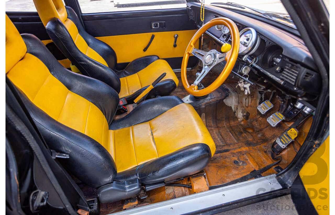 1/1973 Toyota Corolla KE20 2d Sedan Black Ported Rotary 2.3L - Modified & Engineered