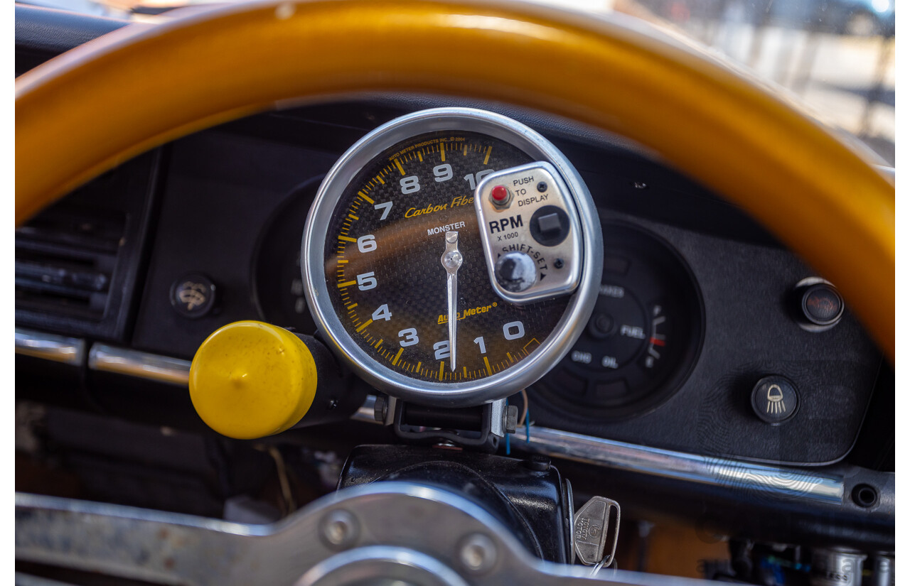 1/1973 Toyota Corolla KE20 2d Sedan Black Ported Rotary 2.3L - Modified & Engineered