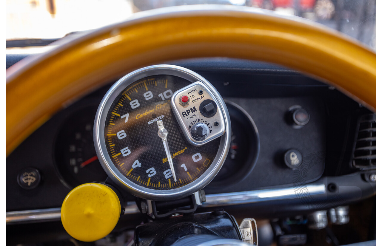 1/1973 Toyota Corolla KE20 2d Sedan Black Ported Rotary 2.3L - Modified & Engineered