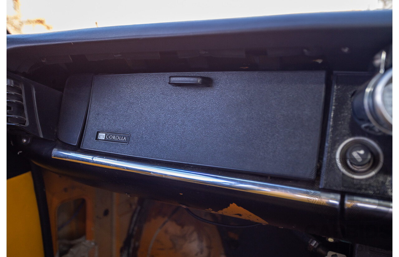 1/1973 Toyota Corolla KE20 2d Sedan Black Ported Rotary 2.3L - Modified & Engineered