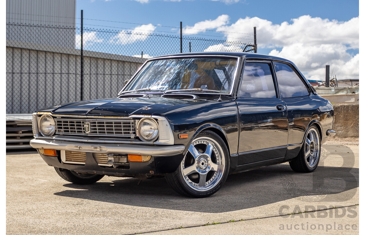 1/1973 Toyota Corolla KE20 2d Sedan Black Ported Rotary 2.3L - Modified & Engineered