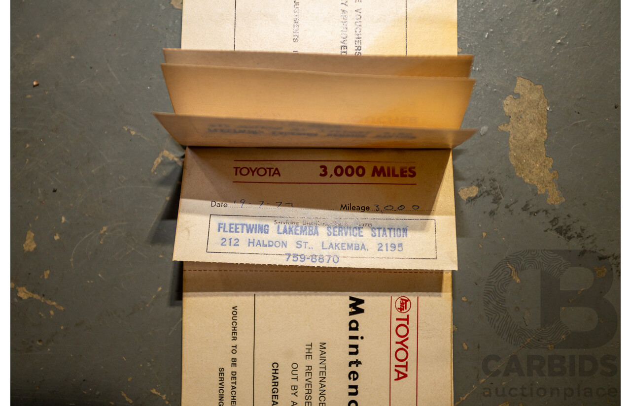 1/1973 Toyota Corolla KE20 2d Sedan Black Ported Rotary 2.3L - Modified & Engineered