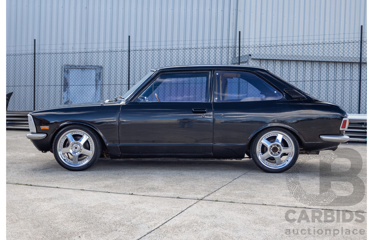 1/1973 Toyota Corolla KE20 2d Sedan Black Ported Rotary 2.3L - Modified & Engineered