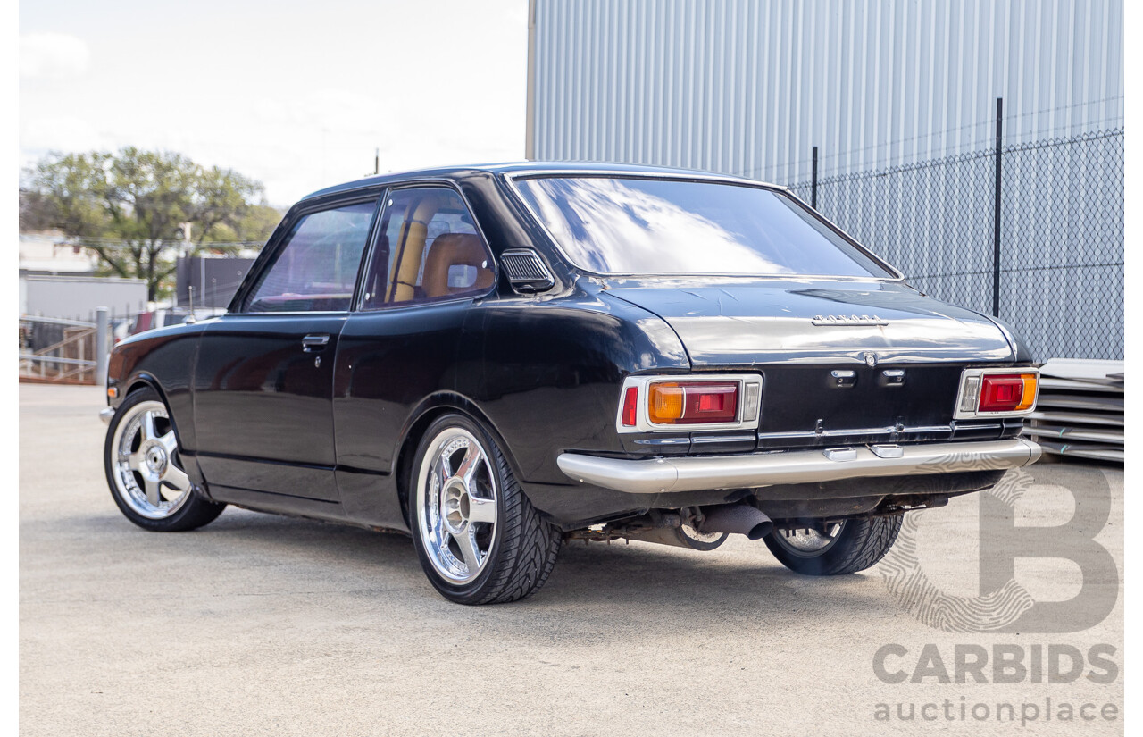 1/1973 Toyota Corolla KE20 2d Sedan Black Ported Rotary 2.3L - Modified & Engineered
