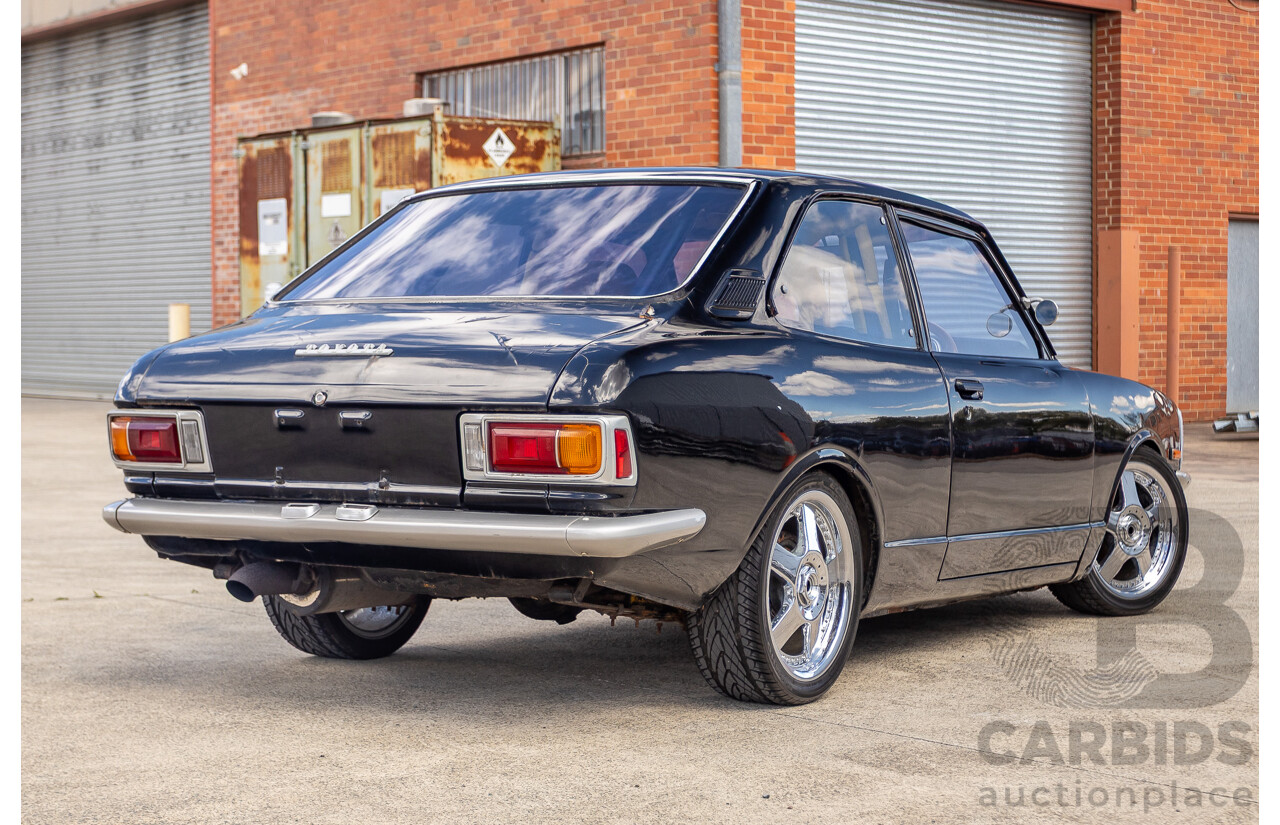 1/1973 Toyota Corolla KE20 2d Sedan Black Ported Rotary 2.3L - Modified & Engineered