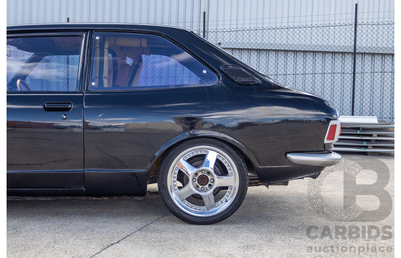 1/1973 Toyota Corolla KE20 2d Sedan Black Ported Rotary 2.3L - Modified & Engineered