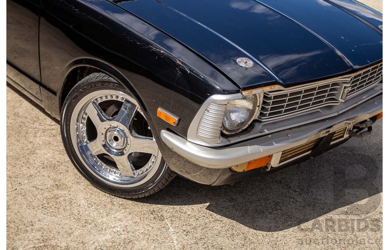 1/1973 Toyota Corolla KE20 2d Sedan Black Ported Rotary 2.3L - Modified & Engineered