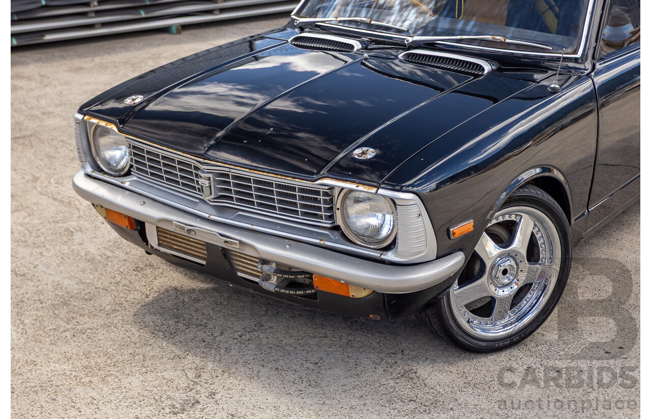 1/1973 Toyota Corolla KE20 2d Sedan Black Ported Rotary 2.3L - Modified & Engineered