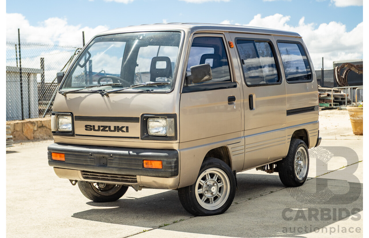 8/1987 Suzuki Super Carry Van DA21V 2d Van Brown 1.0L
