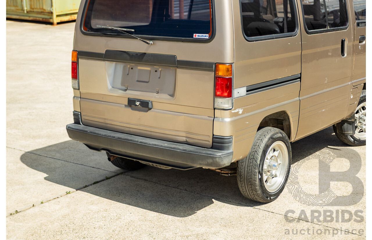 8/1987 Suzuki Super Carry Van DA21V 2d Van Brown 1.0L