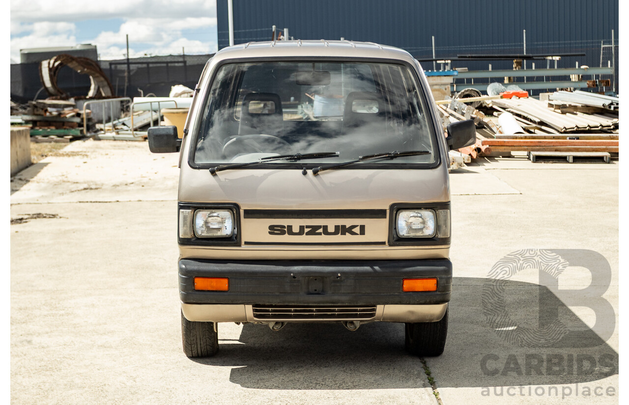 8/1987 Suzuki Super Carry Van DA21V 2d Van Brown 1.0L