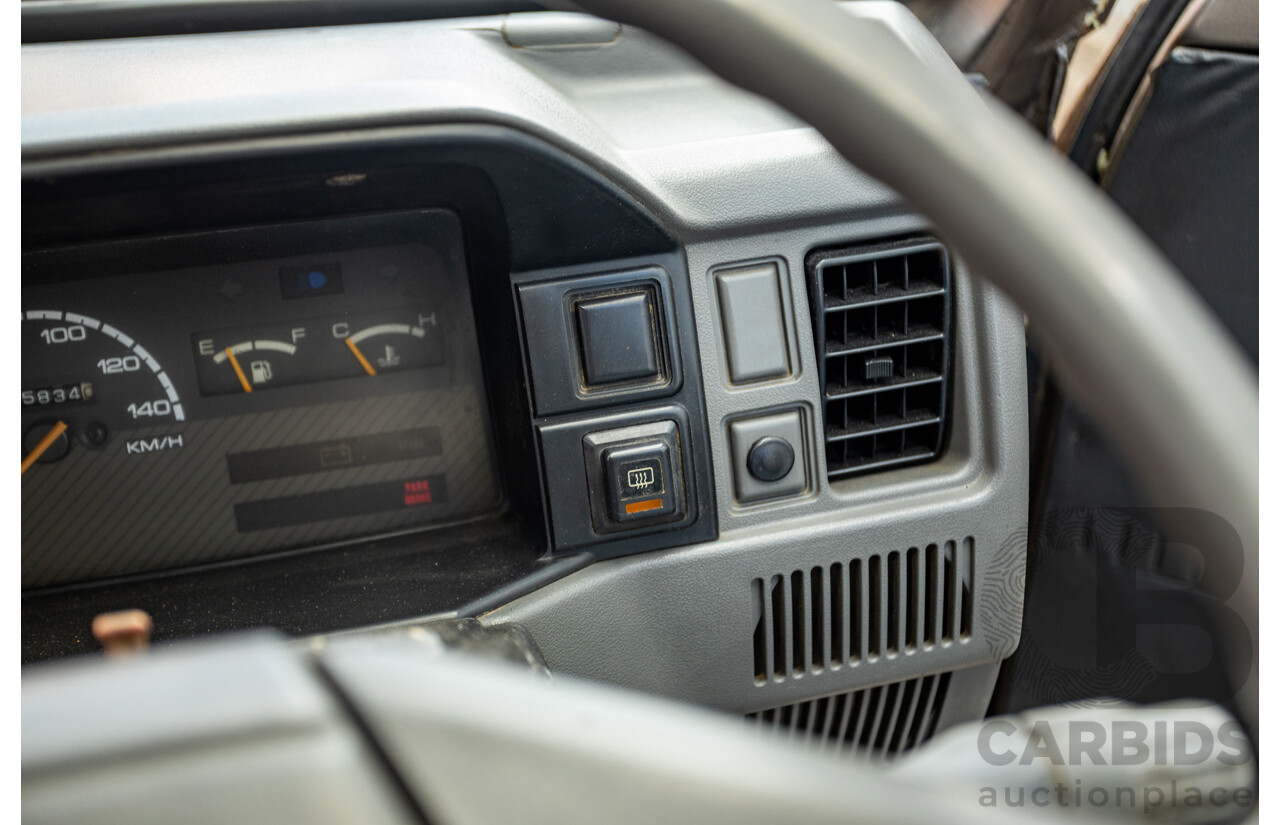 8/1987 Suzuki Super Carry Van DA21V 2d Van Brown 1.0L