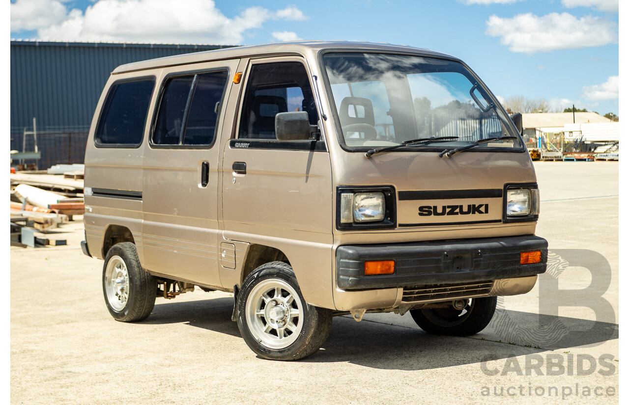 8/1987 Suzuki Super Carry Van DA21V 2d Van Brown 1.0L