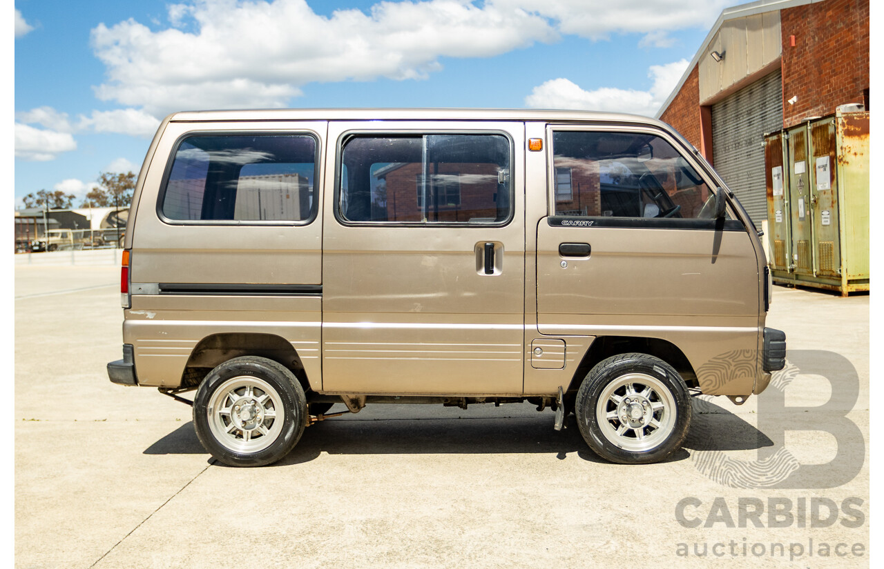 8/1987 Suzuki Super Carry Van DA21V 2d Van Brown 1.0L