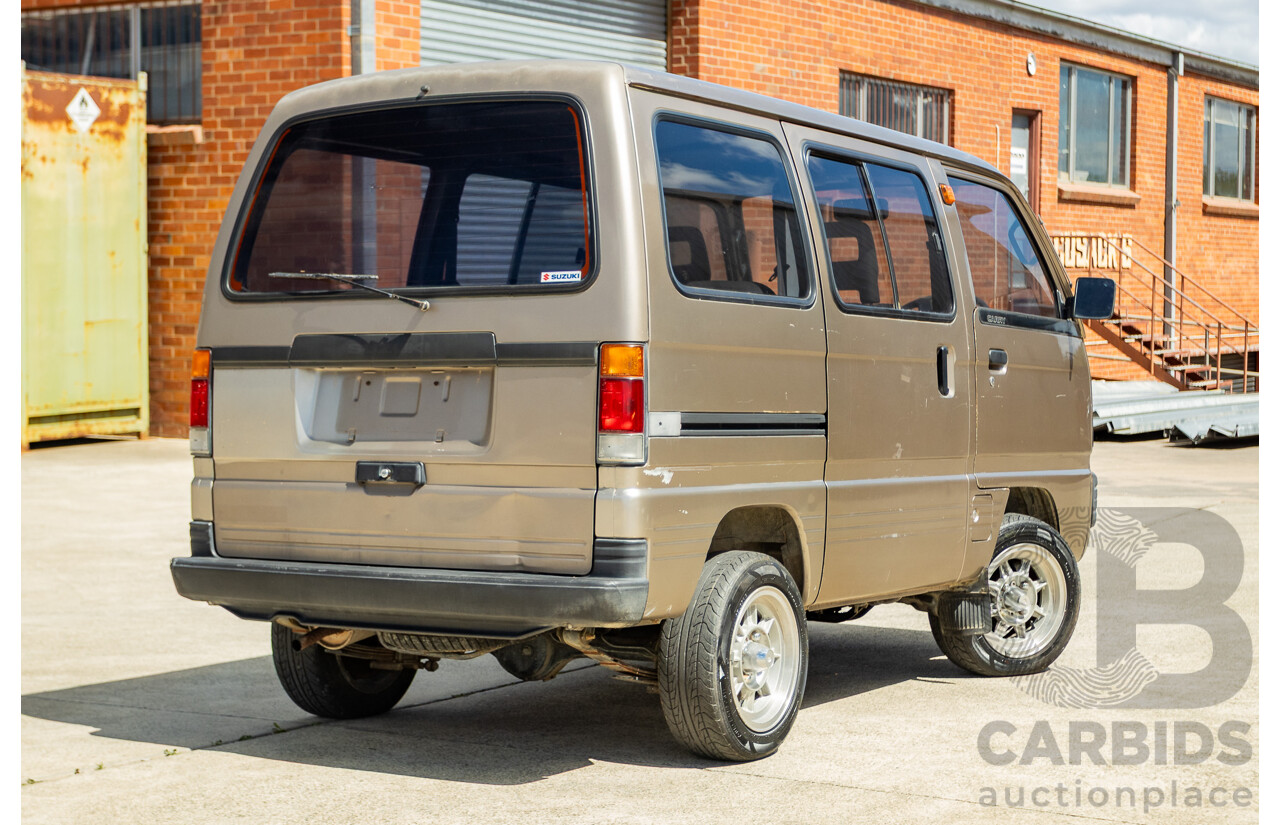 8/1987 Suzuki Super Carry Van DA21V 2d Van Brown 1.0L