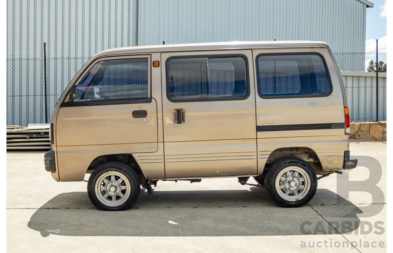 8/1987 Suzuki Super Carry Van DA21V 2d Van Brown 1.0L
