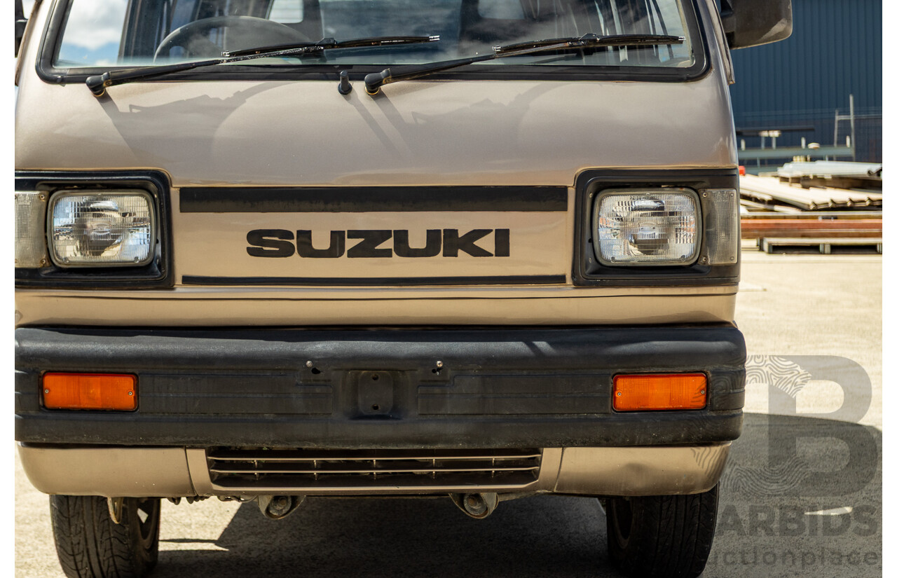 8/1987 Suzuki Super Carry Van DA21V 2d Van Brown 1.0L
