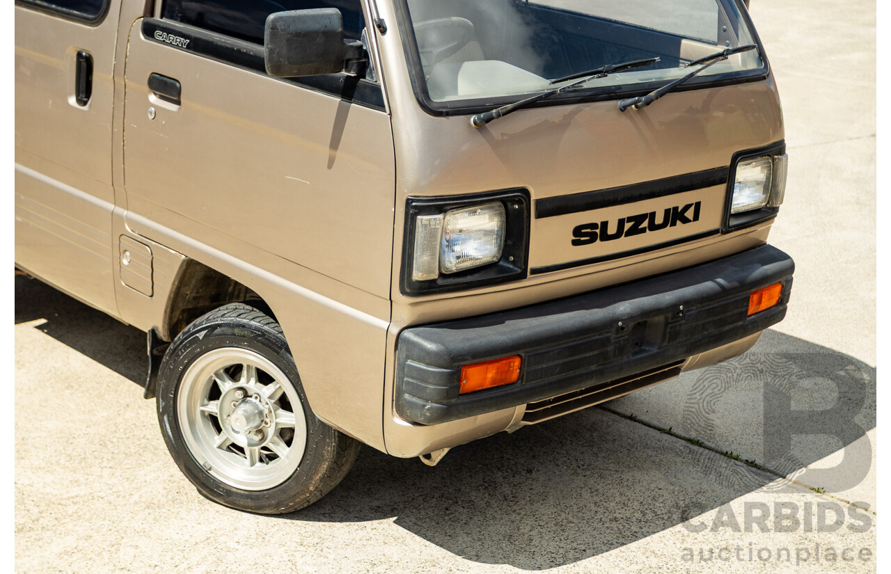 8/1987 Suzuki Super Carry Van DA21V 2d Van Brown 1.0L