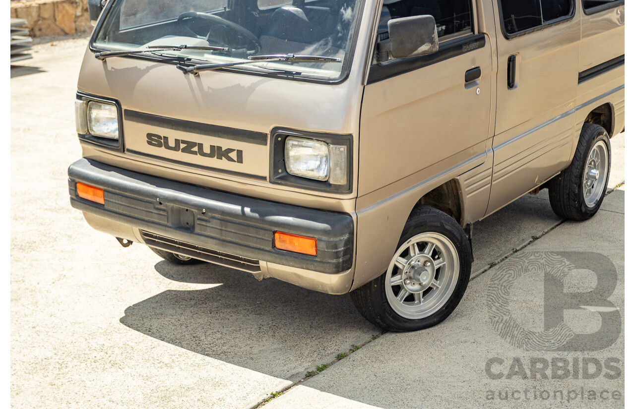 8/1987 Suzuki Super Carry Van DA21V 2d Van Brown 1.0L