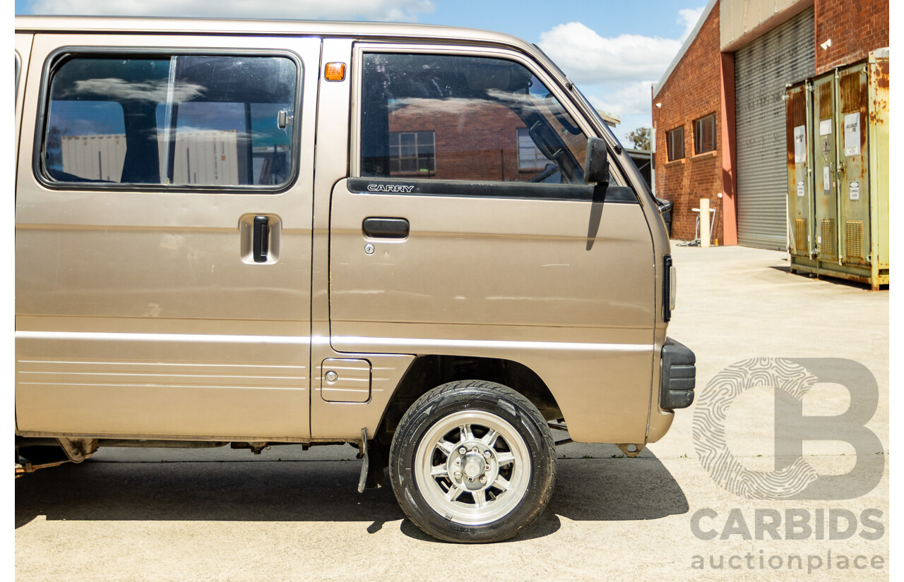 8/1987 Suzuki Super Carry Van DA21V 2d Van Brown 1.0L