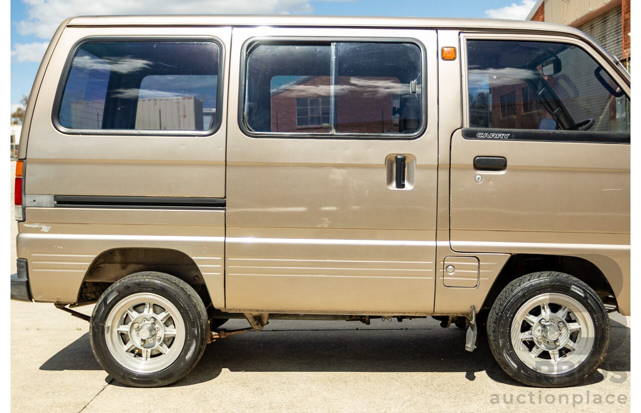 8/1987 Suzuki Super Carry Van DA21V 2d Van Brown 1.0L