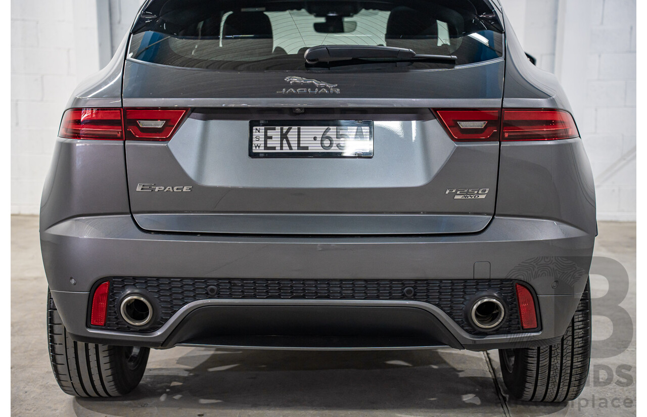11/2020 Jaguar E-Pace P250 Chequered Flag (AWD 183KW) X540 MY20 4d Wagon Corris Grey Metallic Turbo 2.0L