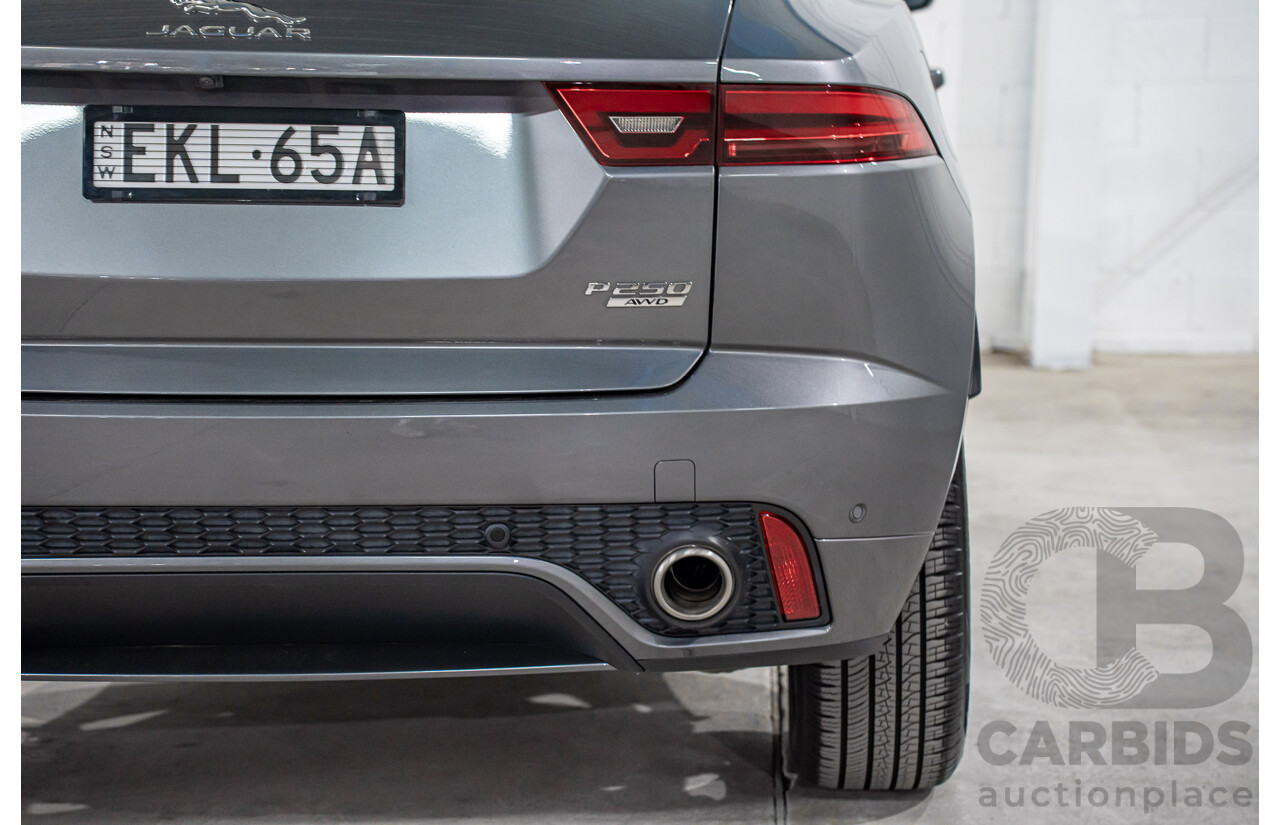 11/2020 Jaguar E-Pace P250 Chequered Flag (AWD 183KW) X540 MY20 4d Wagon Corris Grey Metallic Turbo 2.0L