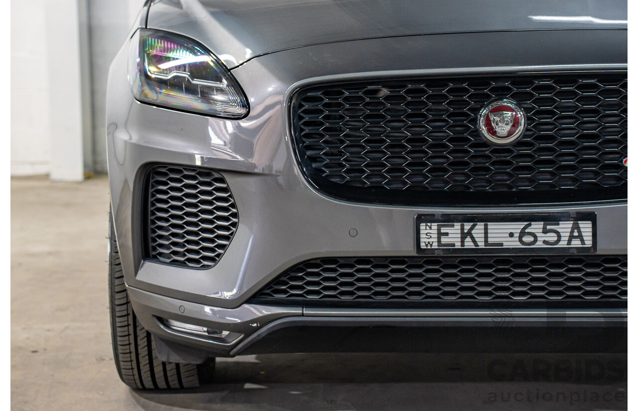 11/2020 Jaguar E-Pace P250 Chequered Flag (AWD 183KW) X540 MY20 4d Wagon Corris Grey Metallic Turbo 2.0L