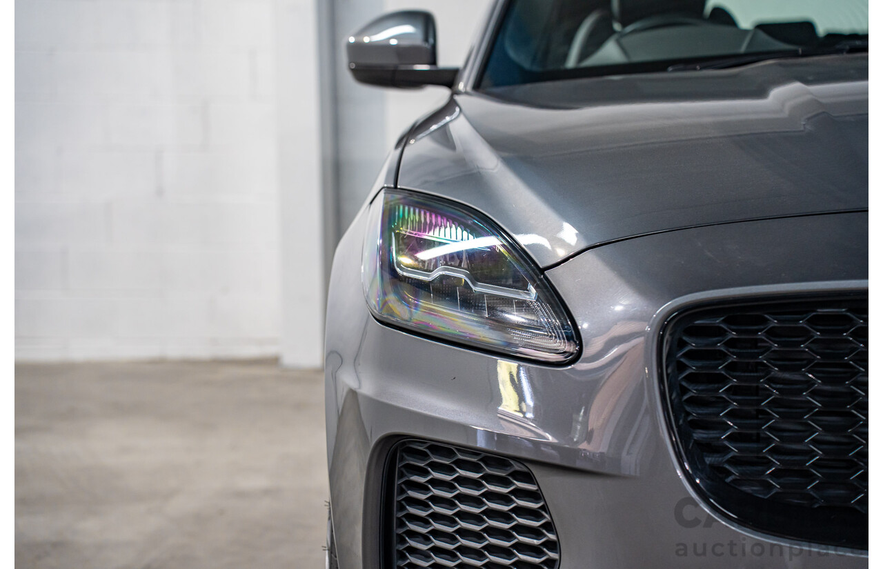 11/2020 Jaguar E-Pace P250 Chequered Flag (AWD 183KW) X540 MY20 4d Wagon Corris Grey Metallic Turbo 2.0L