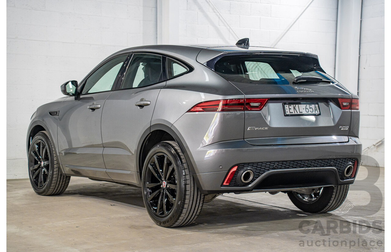 11/2020 Jaguar E-Pace P250 Chequered Flag (AWD 183KW) X540 MY20 4d Wagon Corris Grey Metallic Turbo 2.0L