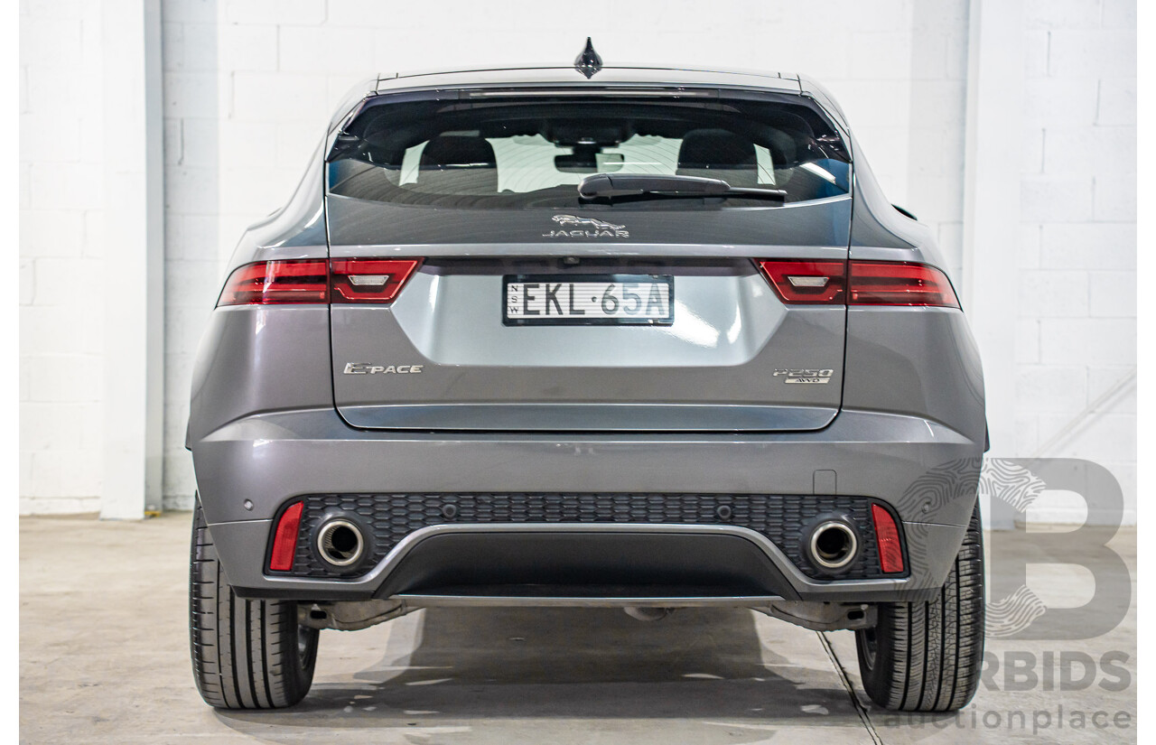 11/2020 Jaguar E-Pace P250 Chequered Flag (AWD 183KW) X540 MY20 4d Wagon Corris Grey Metallic Turbo 2.0L